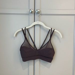 Lululemon Strappy Sports Bra (Dark Purple)